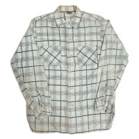 50's "Sun Valley"　PRINTED COTTON FLANNEL SHIRTS　GOOD PRINTED　マチ付き