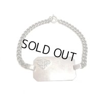 〜40's "U.S. ARMY AIR CORPS."   SILVER  I.D. BRACELET 
