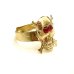 画像2: 50's DEAD STOCK　SKULL ＆ CROSSBONES　TOY RING 　（RED EYES） (2)