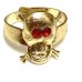 画像6: 50's DEAD STOCK　SKULL ＆ CROSSBONES　TOY RING 　（RED EYES）