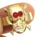 画像8: 50's DEAD STOCK　SKULL ＆ CROSSBONES　TOY RING 　（RED EYES）