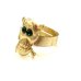 画像3: 50's DEAD STOCK　SKULL ＆ CROSSBONES　TOY RING　（GREEN EYES）