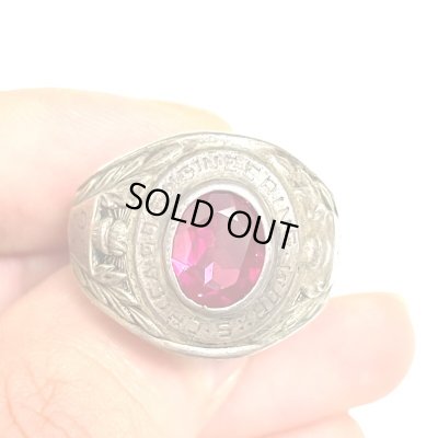 画像10: 1927's　SILVER　SCHOOL RING