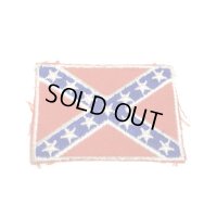 around 70's DEAD STOCK　” REBEL  FLAG”　PATCH