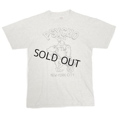 画像1: 80's 「PSYCHO CYCLES NYC」　PRINTED Tee SHIRTS