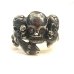 画像1: around 50's   ”9 SKULLS & 2 SNAKES”   motif 　SILVER RING (1)