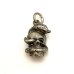 画像1: 50’s SKULL＆SNAKE SILVER PENDANT TOP (1)