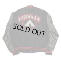 80's "AIR WALK"　ARM LEATHER　BASEBALL JACKET　MADE IN U.S.A.　size:L　