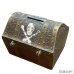 画像12: 50's "E.J.KAHN CO."　METAL　PIGGY BANK　WITH　SKULL & CROSSBONES　AND　PIRATES　WITH　OLD　PINS　very collectable !!