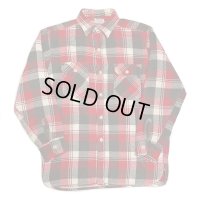 50's "WINTER KING"　HEAVY FLANNEL SHIRTS　マチ付き