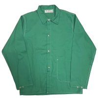 60's〜 DEAD STOCK　”UNIVERSAL OVERALL”　peppermintgreen 　COTTON TWILL　CHORE JACKET（COVERALL JACKET）　size:M