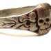 画像7: 〜40's　GERMAN SKULL　SILVER RING