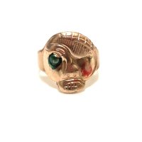 50's DEAD STOCK　"PIRATES"　BRASS TOY RING