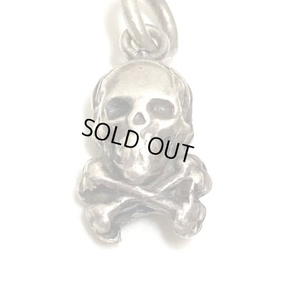 画像5: 50's　SKULL ＆ CROSSBONES　SILVER PENDANT TOP