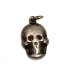 画像1: 〜50's　SKULL with RED EYES　STERLING SILVER PENDANT TOP (1)