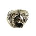 画像1: 50's "HORSE SHOE and HORSE"　motif　SILVER RING (1)