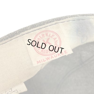 画像17: ~50's BLACK CHAMBRAY 6 PANELS WORK CAP