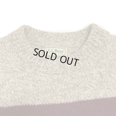 画像5: around 80's "L.L.BEAN" WIDE BORDER KNIT
