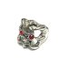 画像1: 60's "SKULL & NAILS" motif　RING (1)