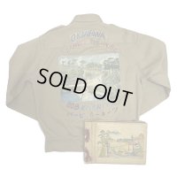 40's~ WORLD WAR 2　“OKINAWA"　SOUVENIR JACKET　WITH HANDPAINTING　＆　"PHOTO BOOK"