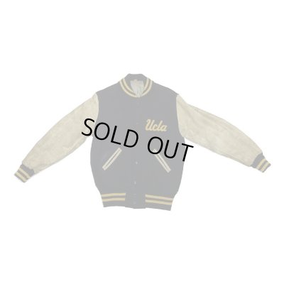 画像19: 〜60’s "U.C.L.A." ARM LEATHER BASEBALL JACKET