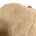 画像14: 50's BASEBALL CAP　GRAY×RED　like COTTON FLANNEL THIN WOOL MATERIAL