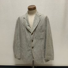 他の写真1: 〜30's GRAY CHAMBRAY WORK JACKET WITH REMOVED BUTTON