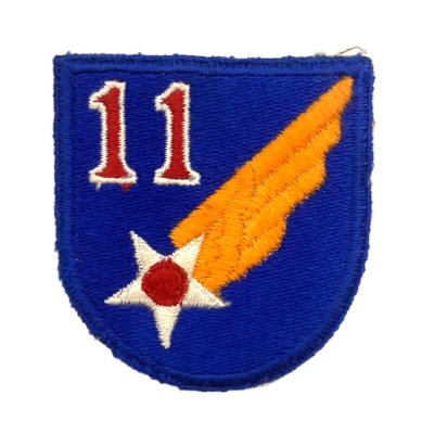 画像1: WWII US shoulder sleeve insignia of the 11th Air Force　PATCH