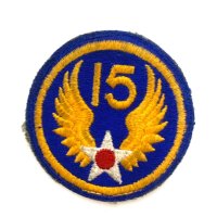 WWII US shoulder sleeve insignia of the 15th Air Force　PATCH