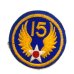 画像1: WWII US shoulder sleeve insignia of the 15th Air Force　PATCH (1)