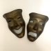 画像1: 50's TWO FACES BRASS WALL ART (1)