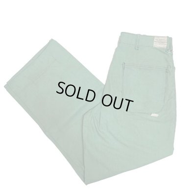 画像1: 50's GREEN COVERT WORK PANTS (2)