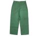 画像2: 50's GREEN COVERT WORK PANTS (2) (2)