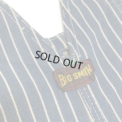 画像17: 50's KID'S BIG SMITH 織り込み STRIPE PATTERN BIB OVERALL