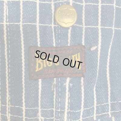 画像4: 50's KID'S BIG SMITH 織り込み STRIPE PATTERN BIB OVERALL