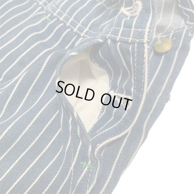 画像14: 50's KID'S BIG SMITH 織り込み STRIPE PATTERN BIB OVERALL