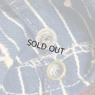 画像11: 50's KID'S BIG SMITH 織り込み STRIPE PATTERN BIB OVERALL