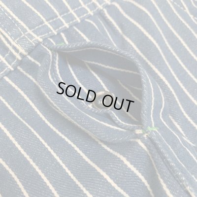 画像16: 50's KID'S BIG SMITH 織り込み STRIPE PATTERN BIB OVERALL