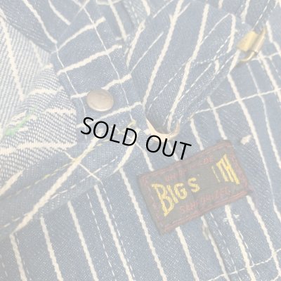 画像8: 50's KID'S BIG SMITH 織り込み STRIPE PATTERN BIB OVERALL