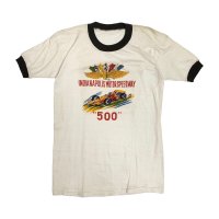 60's〜 DEAD STOCK INDY 500 RINGER TEE SHIRTS