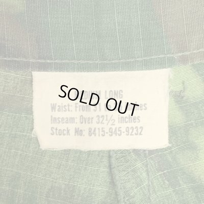 画像6: 1968's U.S.ARMY VIETNAM JUNGLE FATIGUE PANTS CAMO. M-L