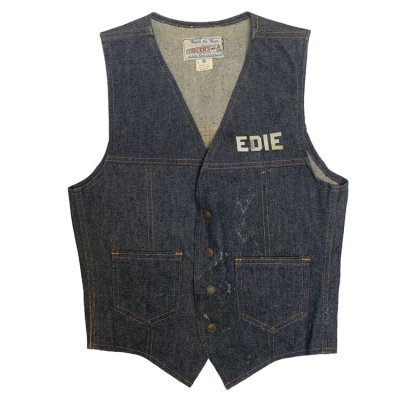 画像2: 70's MOTORCYCLE CLUB DENIM VEST