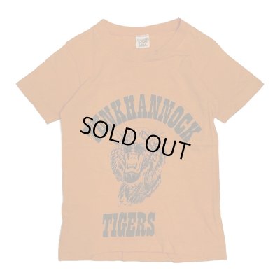 画像1: 70's KIDS TIGER PRINTED Tee SHIRTS ORANGE×BLACK