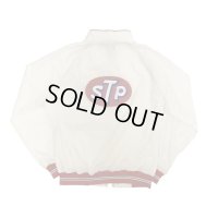 80's MINT CONDITION　"STP"　FULL ZIP.　RACING　NYLON JACKET　