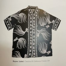 他の写真1: 50's　"CATALINA"　BLACK　「Japanese　Fighting　Fish」　 RAYON　 HAWAIIAN　SHIRTS　SIZE：L　ON BOOK !!　special !!