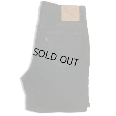 画像1: LEVI'S 550  DENIM SHORT PANTS  BLACK  