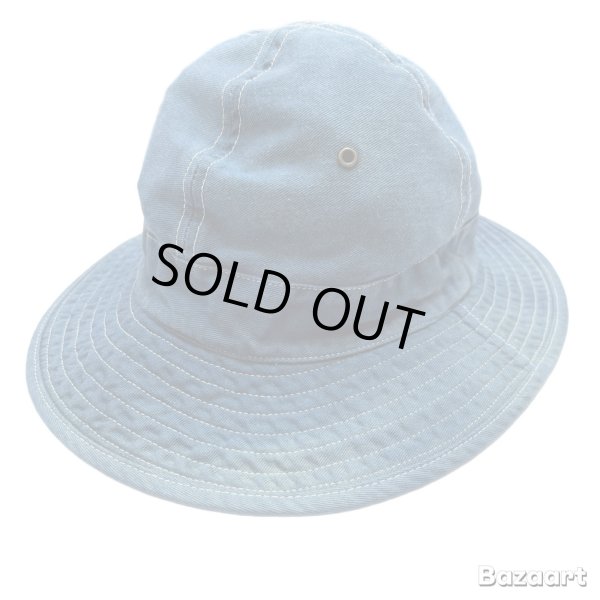 画像1: -1998's "DOUBLE R L"　U.S.ARMY　TYPE　４ PANNELS　COTTON TWILL　INDIGO 染め　HAT　「MADE IN U.S.A.」　SIZE表記：XL (1)