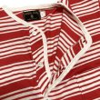 画像6: 60's〜 RED×WHITE　BORDER Tee SHIRTS　with HENRY NECK and POCKET　MINT CONDITION (6)