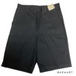 画像1: 60's DEAD STOCK　with FLASHER　”CUSTOM MADE”　BLACK　ALL COTTON　SHORT PANTS　rare color !! (1)