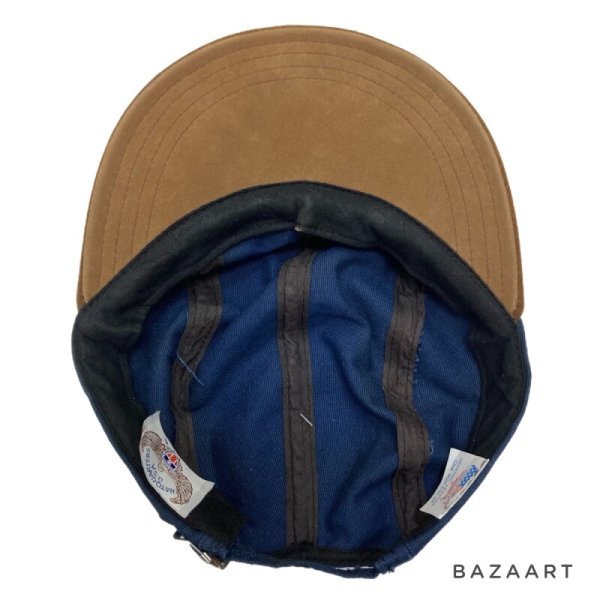 画像13: 70's- DEAD STOCK　”HATQUARTERS　U.S.A.”　OUTDOOR　COTTON × SUEDE　CAP　one size fits all !! (13)